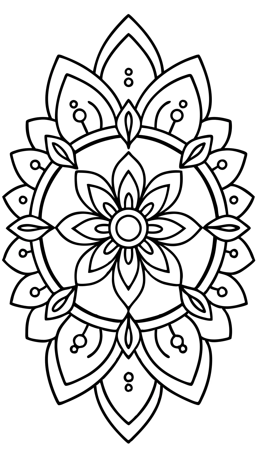 adult simple coloring pages